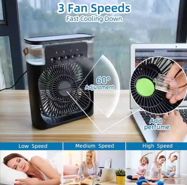 AquaMist Portable USB Air Cooler