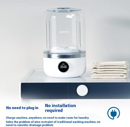 FreshJet Mini: Fast USB Travel Washer