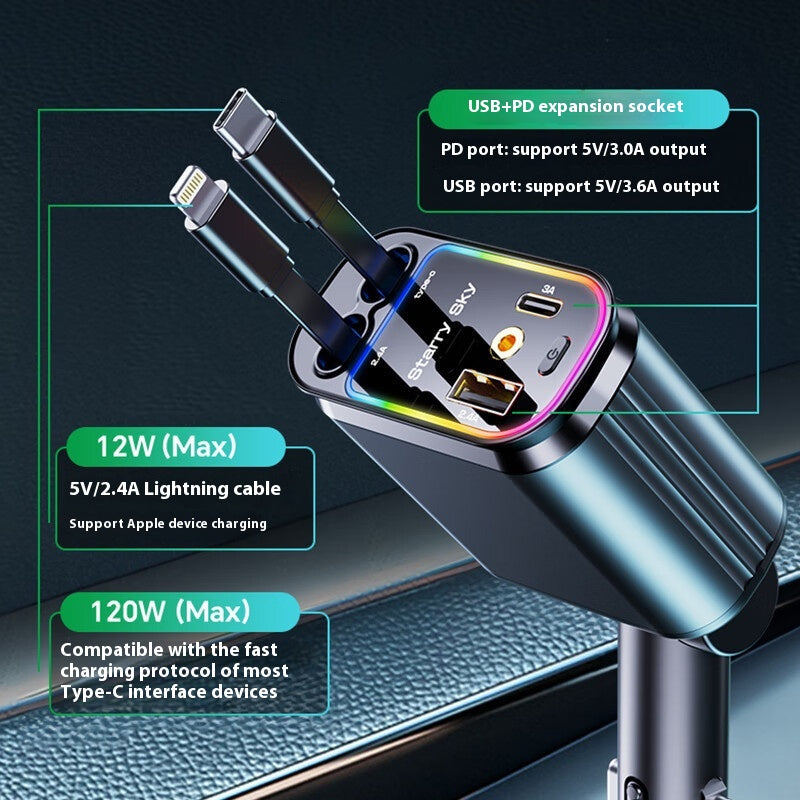 Starry FlexCharge: High-Speed Universal Car Charger