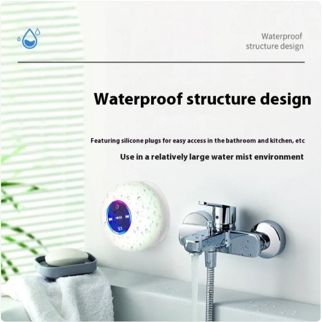 SplashTunes Pro: Waterproof, Multi-Color Bluetooth Speaker