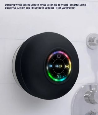 SoundGlow Wireless Suction Speaker
