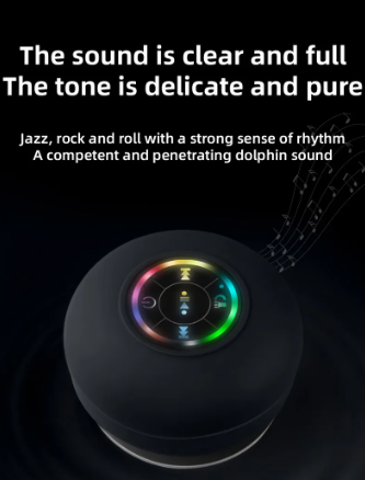 SoundGlow Wireless Suction Speaker