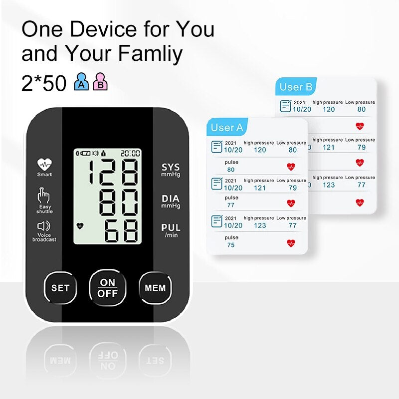 Home Health Voice Activated BP Monitor